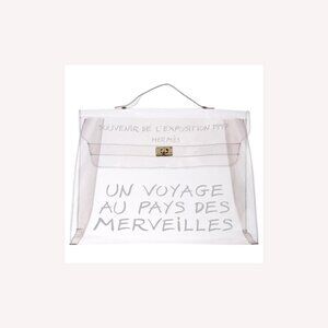 Hermès Clear Souvenir De L'Exposition Kelly Transparent 241109